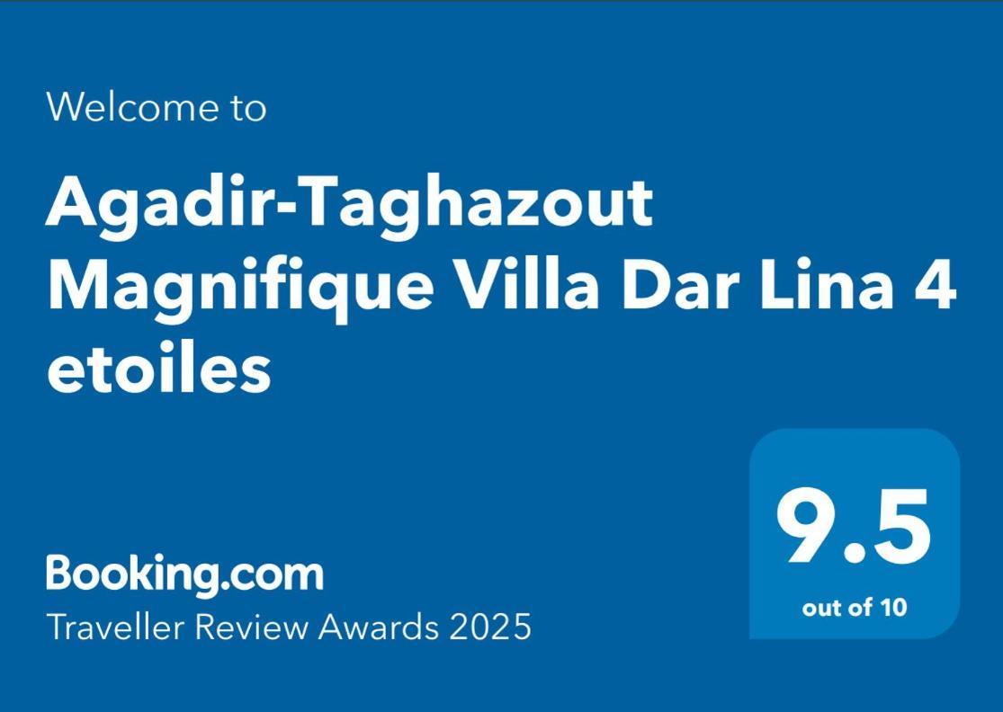 Agadir-Taghazout Magnifique Villa Dar Lina 4 Etoiles Exterior photo